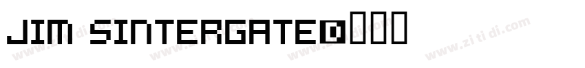 Jim Sintergate字体转换